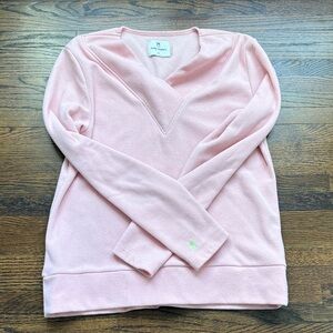Dudley Stephens Light Pink V-Neck Sweater